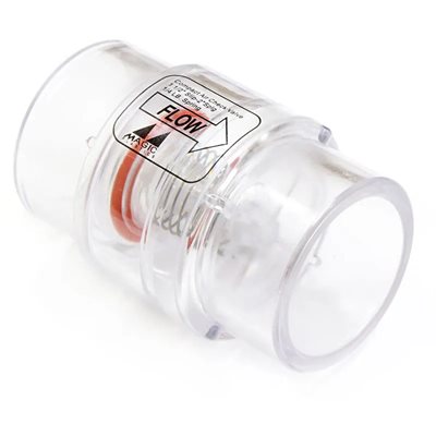 Compact Air Check Valve 1½" SLIP - 2" SPIG - ¼ lb. Spring