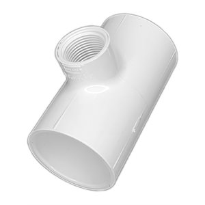 T réducteur SLIP 1½" x 1½" x FIPT ¾"