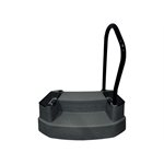 Spa Steps With Ramp and Solar Lights