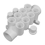 Collecteur d'eau 1½" SPIG x 1½" SLIP x (8) ¾" SLIP