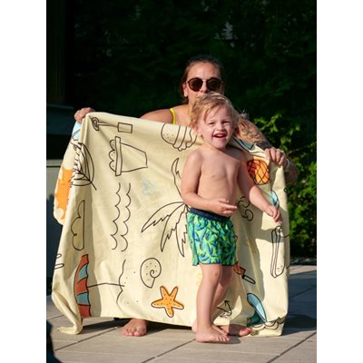 Serviette en microfibre aventure