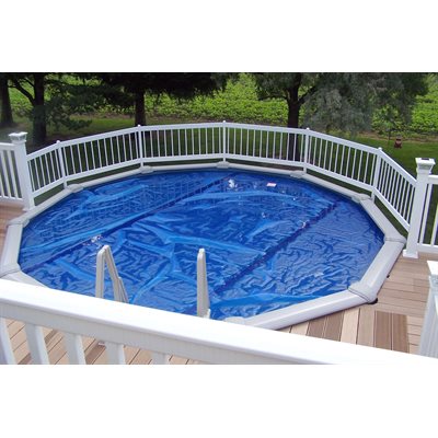 24'' White Economy Resin Fence