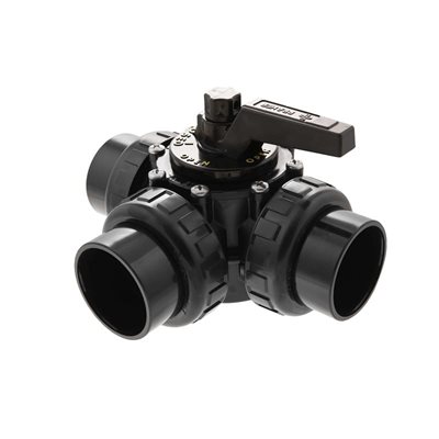 2" 3-Way Diverter Valve Unionized SLIP