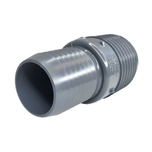 Adaptateur quick-disc. 1½" MPT x Insert 1½"